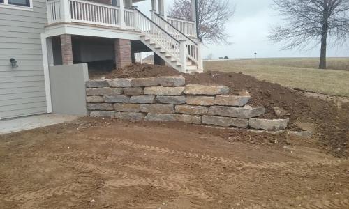 Stone Retaining Wall