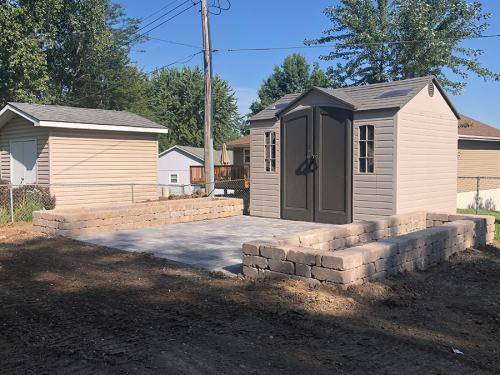 Patio and Planter Boxes